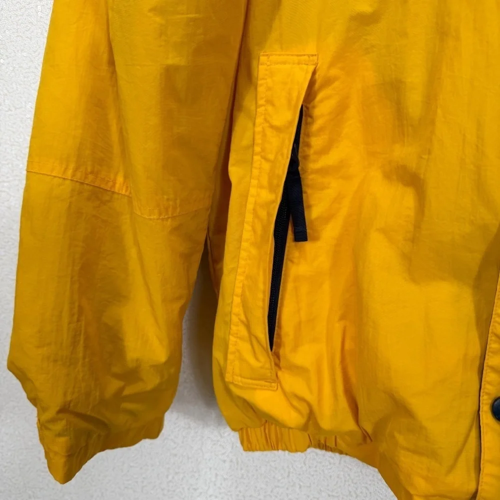 Vintage R&Y Sport Performance Jacket Men’s Medium Yellow Puffer Coat Hooded